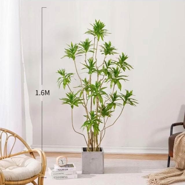 仿真綠植百閤竹大型北歐室內客廳櫥窗網紅造型假植物造景盆栽擺件居傢裝飾 仿真植物 人造樹 假樹 假植物