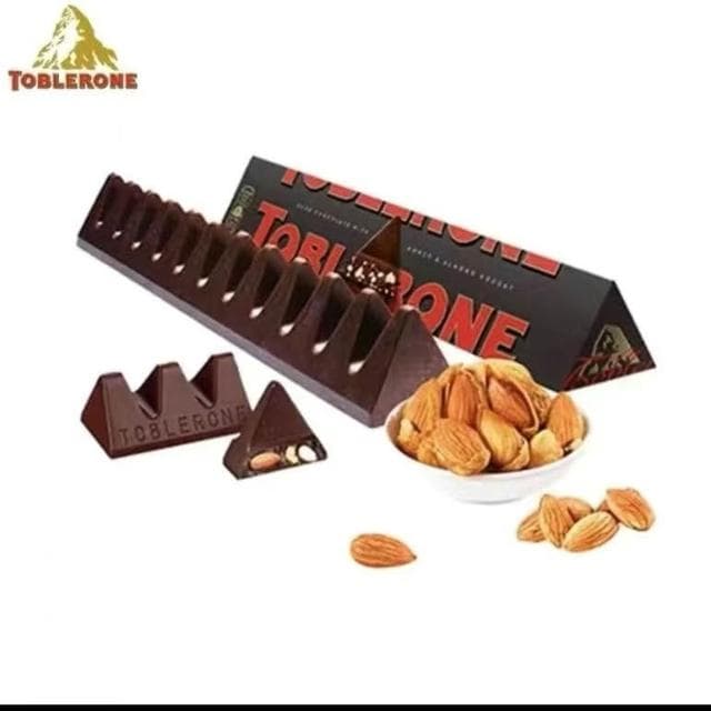 Lucky Toblerone瑞士三角黑巧克力葡萄干牛奶巧克力白巧100g