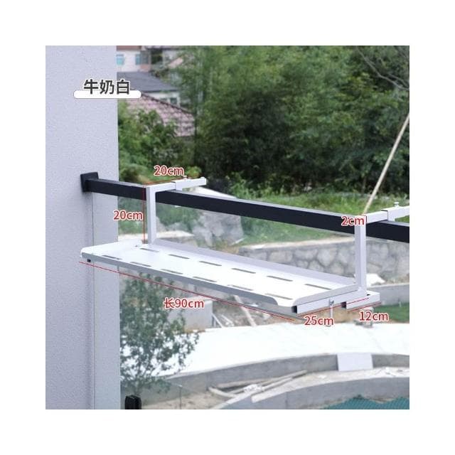 鐵藝花架 盆栽置物架 陽台花盆架 護欄多肉花架 窗台植物架 懸掛花盆架 掛式置物架 多肉植物架 陽台擺放架