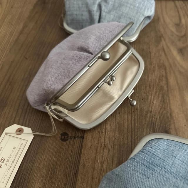 〓樂齊商店〓生日禮物 松野屋 会津木綿親子口金包 情人節禮物 母親節禮物 日本口金包