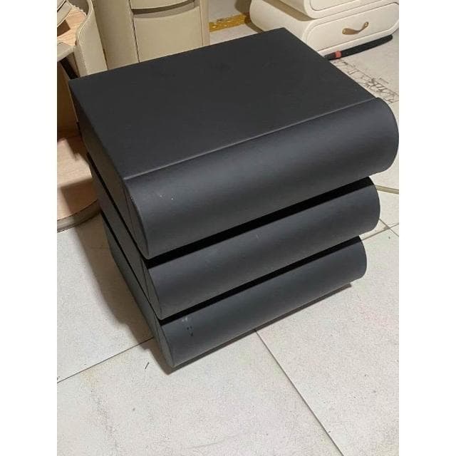 可旋轉智能床頭櫃月半全實木現代簡約奶油風無線充電帶燈藍牙音響