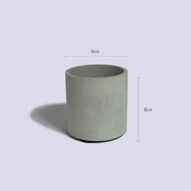 原植|植物|小天使蔓綠絨·水泥盆栽·植物·盆栽·淨化空氣·辦公室桌面盆栽·室內植物·網紅植物·3吋·5吋