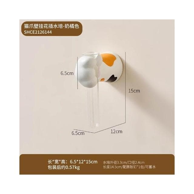 創意可愛貓爪花瓶擺件仿真花家居玄關桌面裝飾品喬遷女生生日禮物