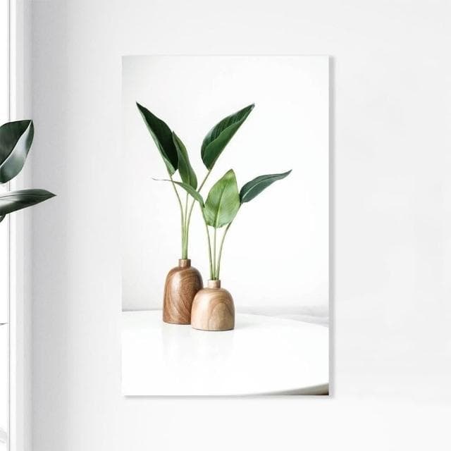 【Noname】植物一隅 植物畫 壁畫 板畫 背景畫 台灣工廠 北歐畫 掛畫 裝飾 畫 簡約 清新 掛布 文青 抽象畫 複製畫