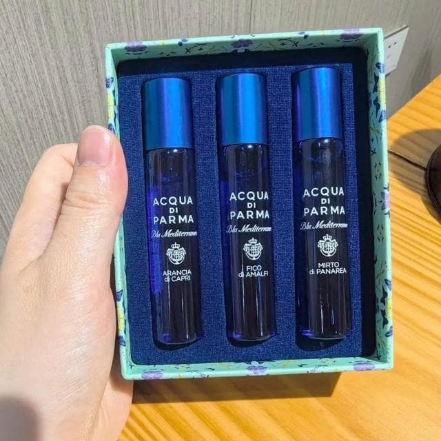 【Acqua Di Parma】帕爾瑪之水 藍色地中海系列 旅行組 12ml x3 (國際航空版) 送禮推薦