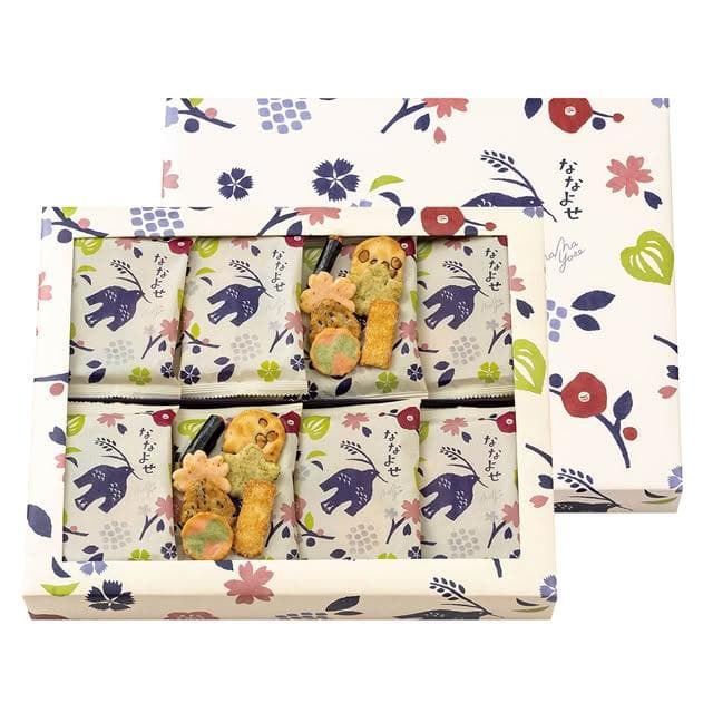 洛味堂 日本米菓禮盒 (中秋節送禮 零食 送禮 節慶禮盒 綜合米果 仙貝 茶點 伴手禮 日式點心 餅乾)