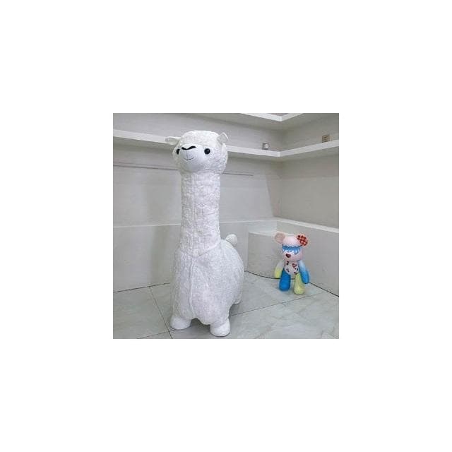 羊駝凳毛絨創意小羊坐凳客廳擺件網紅凳喬遷禮物卡通凳子換鞋