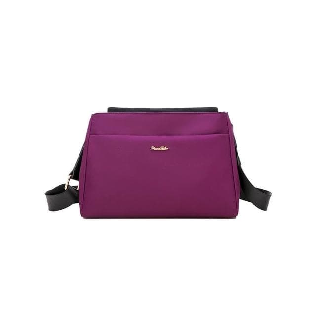 輕巧簡約質感尼龍側背包 斜背包 單肩包 情人節禮物 母親節禮物【緣份小屋】