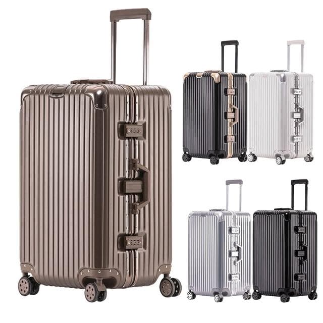 DW優選家【升級加厚材質 鋁框行李箱】32吋行李箱 36吋鋁框箱 大容量行李箱 防刮抗污|3:7鋁框胖胖箱|TSA海關鎖