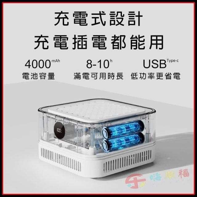 桌面空氣清淨機 迷你空氣清淨機 宿舍 空氣淨化器 辦公室 負離子空氣清淨機 小型空氣清淨機【雙層濾網+除甲醛+除異味】