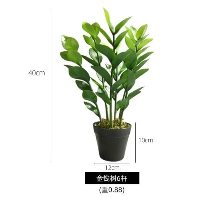 🔥免運下殺🔥仿真綠植法蘭克福風情 仿真髮財樹盆栽 假植物金錢樹室內客廳高檔綠植裝飾假樹 仿真植物假盆栽擺飾假花裝飾