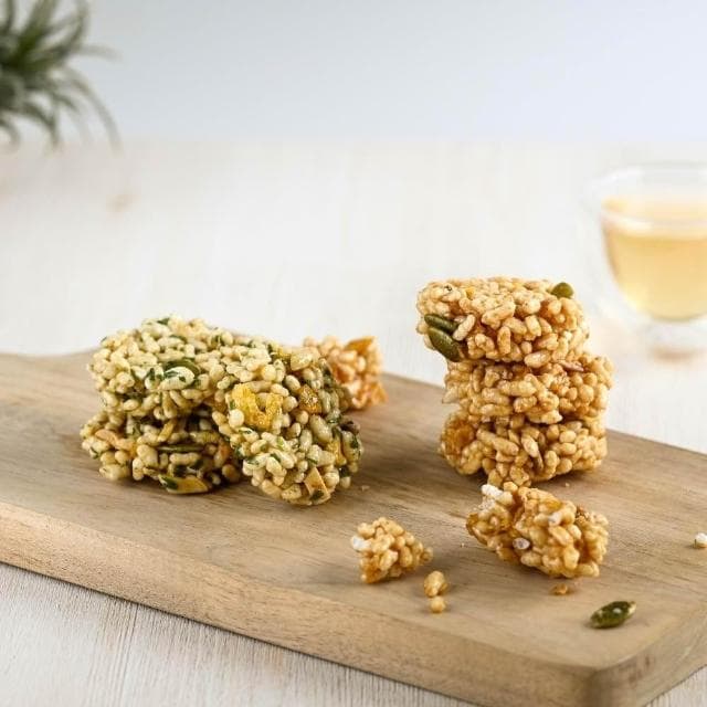 【MUZHAO 暮朝食粹】可可茶醬香米餅禮盒(中秋禮盒 米香禮盒 長輩禮物 100%屏東可可豆)