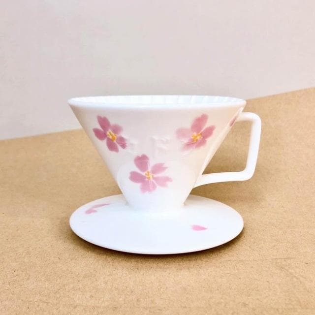 星芒 骨瓷濾杯 星芒濾杯 骨瓷濾杯 錦繪梅紋 櫻花限定版 全球限量2022個