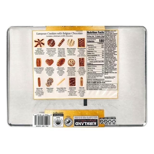 【Kirkland Signature 科克蘭】5Cgo🏆科克蘭 綜合巧克力餅乾 1.4公斤#181679-303