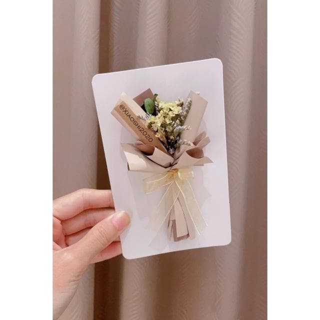 小詩花藝|乾燥花卡片 萬用卡片 教師節卡片 生日卡片 聖誕卡片 母親節卡片