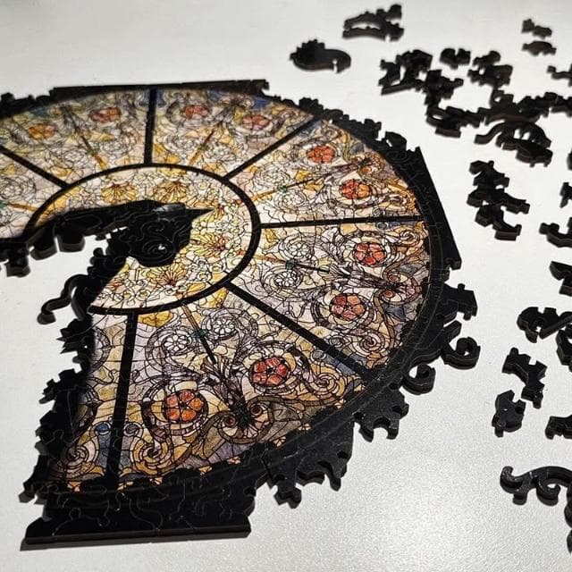 教堂貓拼圖 CathedralCat 異形木製木質爆款可愛生日情人節禮物玩具