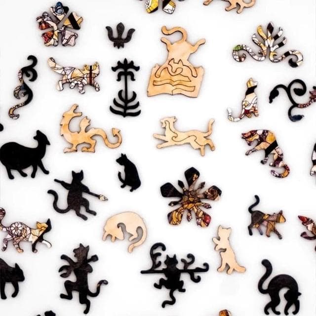 教堂貓拼圖 CathedralCat 異形木製木質爆款可愛生日情人節禮物玩具