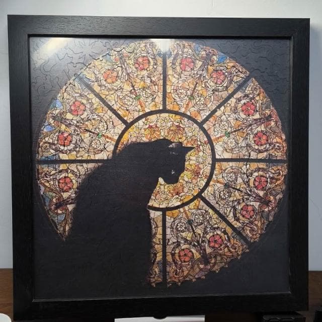 教堂貓拼圖 CathedralCat 異形木製木質爆款可愛生日情人節禮物玩具