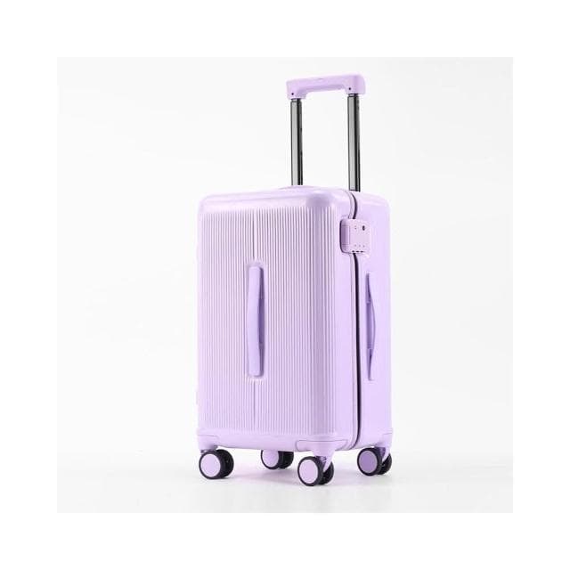 20吋行李箱買送4件套雙層防爆拉鍊行李箱卡扣旅行箱24吋胖胖箱 大容量 登機箱 商務行李箱