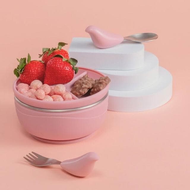 【CYD TERRA】PICABOO 布咔寶不銹鋼吸盤碗(寶寶餐具/學習餐具;寶寶共和國)