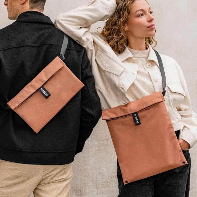 【Notabag】百變多用包 (經典銅;斜背包/腰包/手提袋/交換禮物/生日禮物)