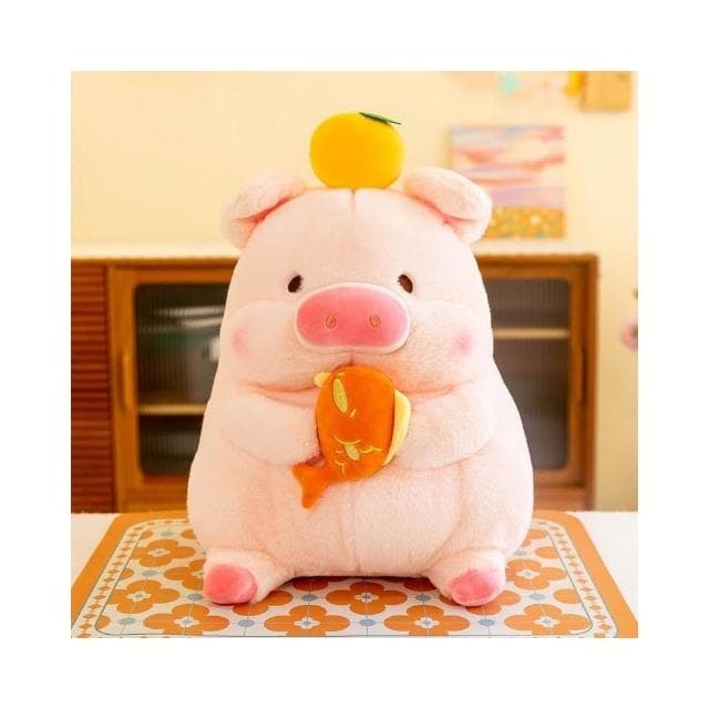 🐽lulu 豬 lulu豬 小豬夾吐司 吐司玩偶 豬娃娃 毛絨玩具 豬抱枕 娃娃 生日禮物 13C