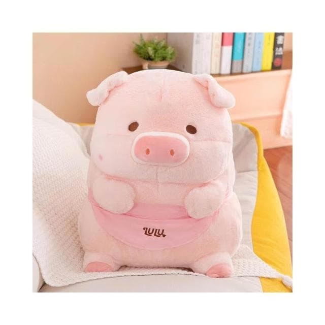 🐽lulu 豬 lulu豬 小豬夾吐司 吐司玩偶 豬娃娃 毛絨玩具 豬抱枕 娃娃 生日禮物 13C