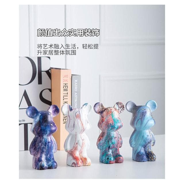 卡通陶瓷熊擺件 客廳小號存錢罐 電視櫃酒櫃擺件 玄關桌面裝飾擺件 家居裝飾品 喬遷禮物 擺件裝飾 裝飾