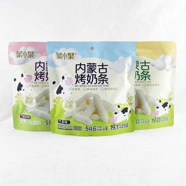 文文甄選 內懞正宗鮮奶條烤酸奶奶皮零食特産芝士休閒零食
