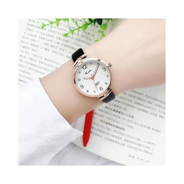 手錶女氣質小眾石英錶高顏值精品金屬女錶光動能腕錶輕奢高級感精工錶簡約國高中生考試ins風學生女用手錶小巧精緻女士瑞士錶