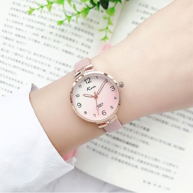 手錶女氣質小眾石英錶高顏值精品金屬女錶光動能腕錶輕奢高級感精工錶簡約國高中生考試ins風學生女用手錶小巧精緻女士瑞士錶