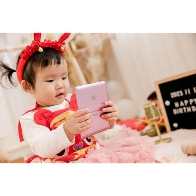 現貨|女寶 粉色抓周道具組 粉色 粉紅色 抓周 原木 抓周道具 抓周佈置 龍寶寶 生日 周歲布置 抓週|GoGraphy