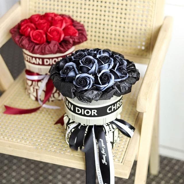 小香風 玫瑰花束 告白 捧花 浪漫七夕 母親節 畢業花束 情人節禮物 教師節 婦女節 香皂花 高質感花束