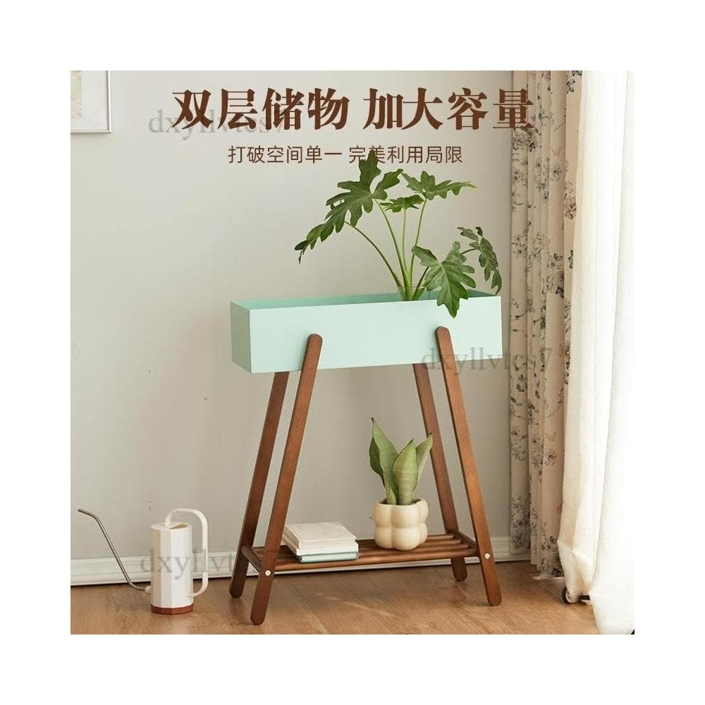 花架 落地室內日式花架 客廳花盆托架 陽台植物擺放架 置物架 綠蘿盆栽花架子 戶外花架 陽台花架 落