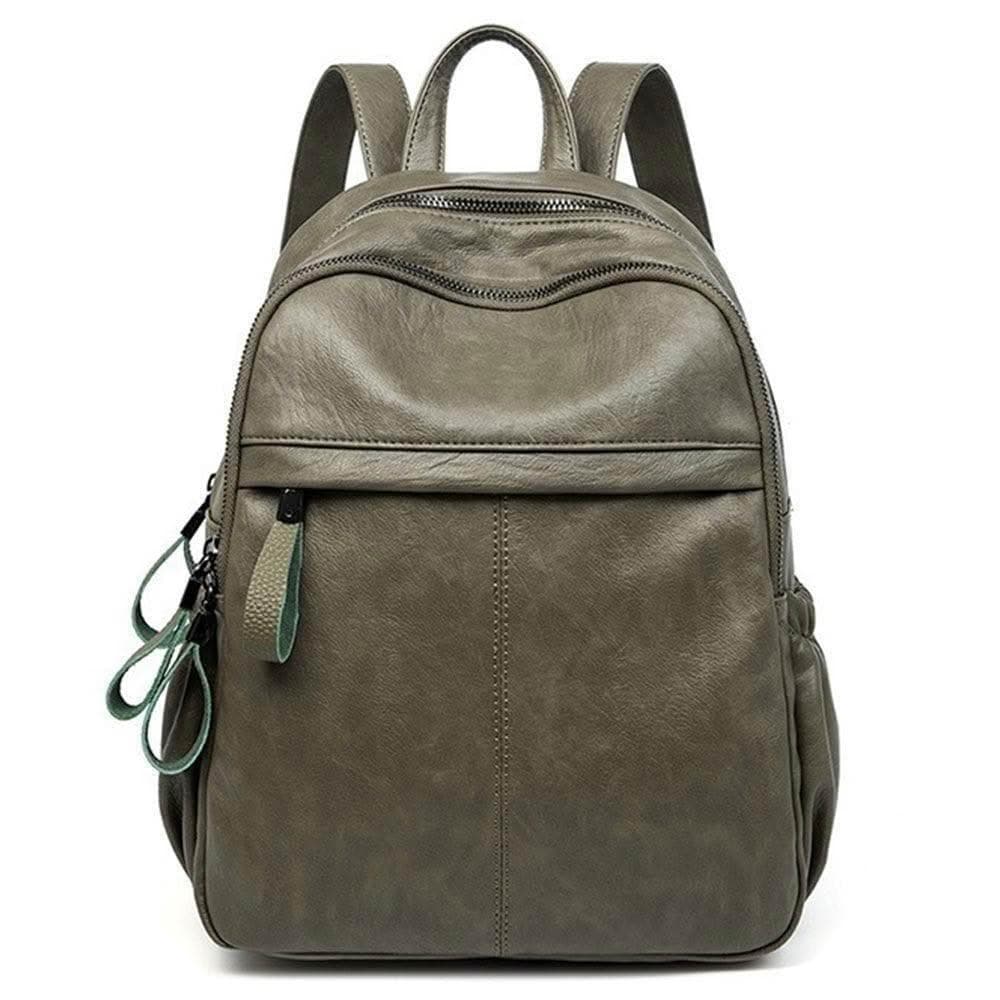 【MoonDy】包包 真皮後背包 輕便後背包 休閒背包 牛皮包包 黑色包包 大容量後背包 旅行包 女生禮物