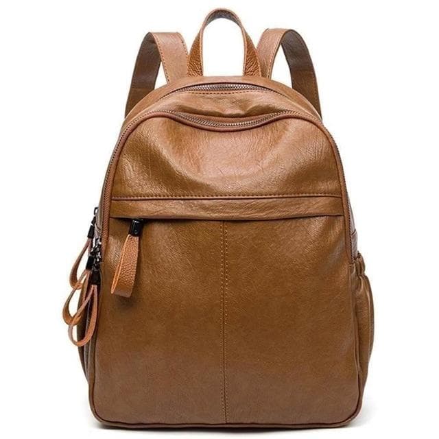 【MoonDy】包包 真皮後背包 輕便後背包 休閒背包 牛皮包包 黑色包包 大容量後背包 旅行包 女生禮物