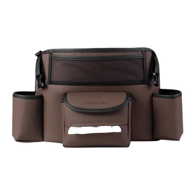 車上收納袋掛袋車上椅背網兜餐物袋車內防兒童裝飾收納用品大全