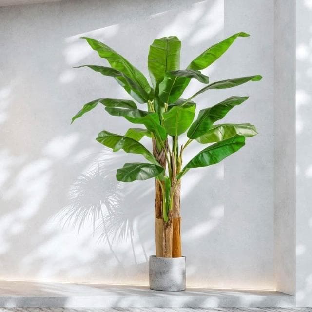【未晚家居館】 仿真綠植芭蕉樹室內裝飾大型落地式盆栽擺件客廳高檔ins風假植物