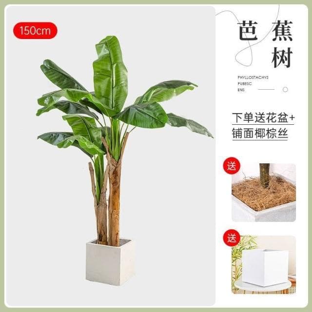 【未晚家居館】 仿真綠植芭蕉樹室內裝飾大型落地式盆栽擺件客廳高檔ins風假植物