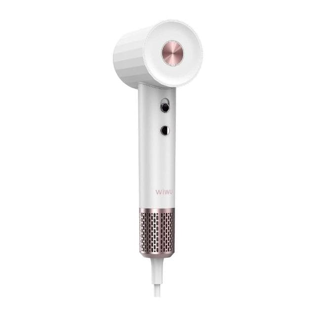 【WiWU】負離子高速吹風機 Wi-520 (速乾順髮 恆溫燈環 預防熱傷 低頻降噪 磁吸式風嘴__Kimi極美職人推薦)