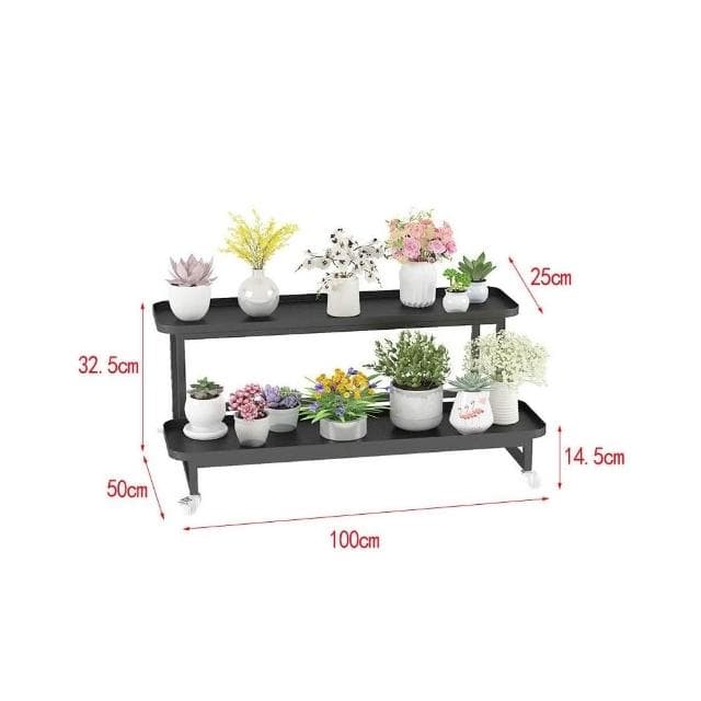 梯形托盘花架 铁艺花架 阶梯型式 室内阳台移动花架 客厅植物多层花盆 盆栽架 多層花架 落地置物架子