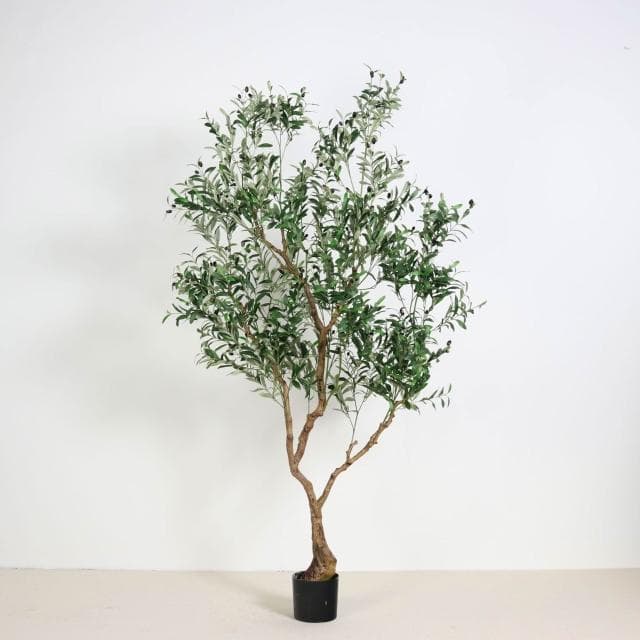 百信百貨 免運 仿真樹橄榄樹北歐風家居落地仿真植物盆栽假樹室內人造景觀盆景