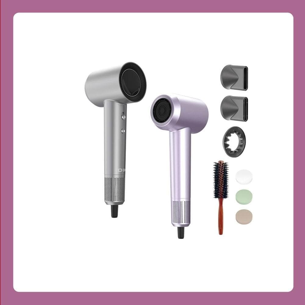 【DIKE】DIKE HBF210 等離子溫控護髮吹風機 - 雙色可選 - 繁星紫/太空灰