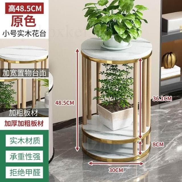 實木盆景桌 室內裝飾花台 簡約造型花架 小型花台子 客廳植物架 聚寶盆架 書房盆栽架 園藝裝飾架 藝