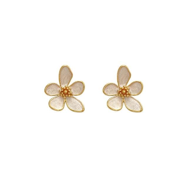 🎗飾間首飾鋪 超仙溫柔白色春夏耳環耳環高級感滴飾耳環耳飾