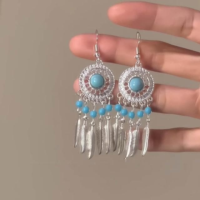 🎗飾間首飾鋪 新中式國風耳環女古風民族風清冷耳環漢服旗袍耳飾