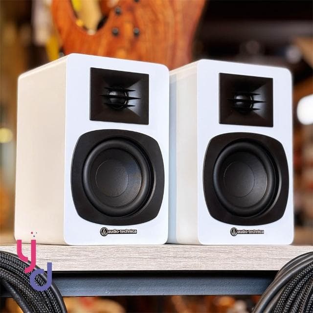 【audio-technica 鐵三角】鐵三角 Audio Technica AT-SP3X 黑/白 主動式 書架型 藍牙 監聽 喇叭 雙聲道 音響 公司貨