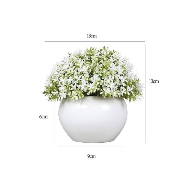 仿真盆栽 仿真植物 人造花 小盆栽 永生花盆栽 辦公室盆栽 水泥盆栽 北歐風裝飾 嬰兒淚