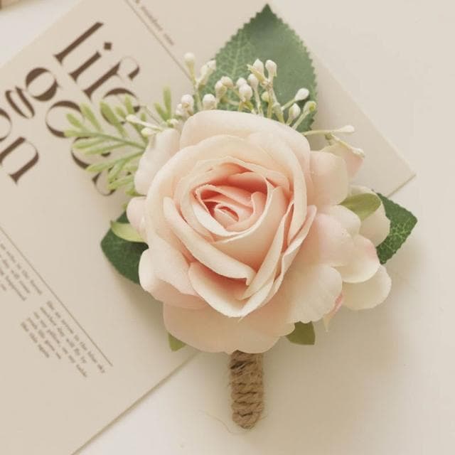 胸花 結婚胸花 藍色紅色粉色 婚禮胸花