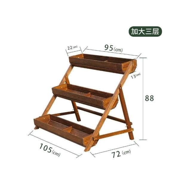 花盆擺放架 置物層架 多肉花盆托架 多層植物架 階梯式花架 客廳置物架 落地式花架 陽台盆栽花架 可